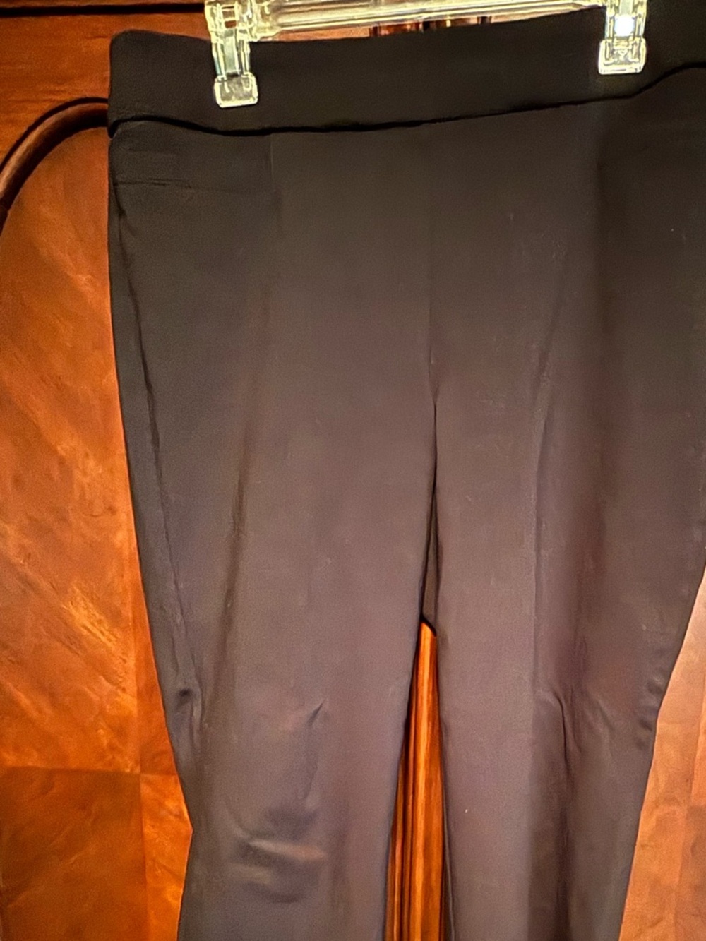Black Pull-On Dress Pants